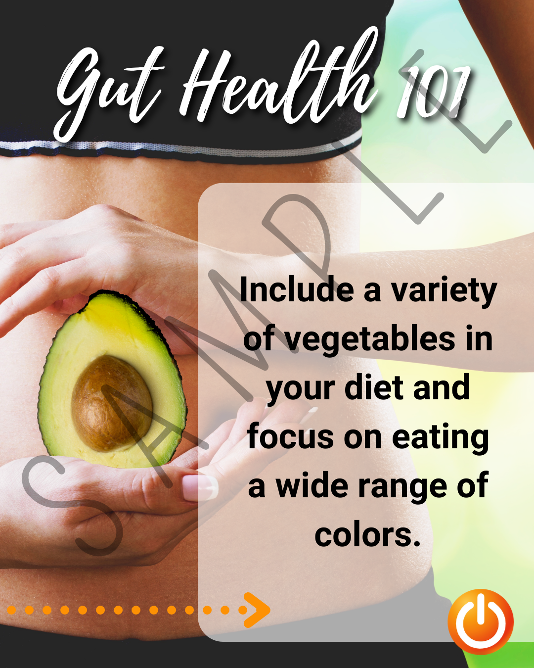 Gut Health – 30 Customizable Instagram and Facebook Infographics